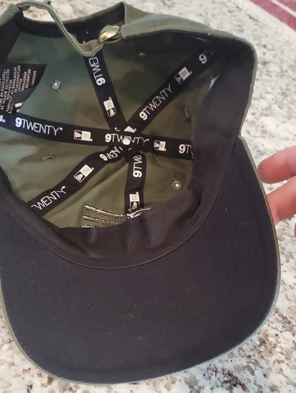 Chicago-White Sox Baseball Cap MLB Olive Green with Flag Patch
